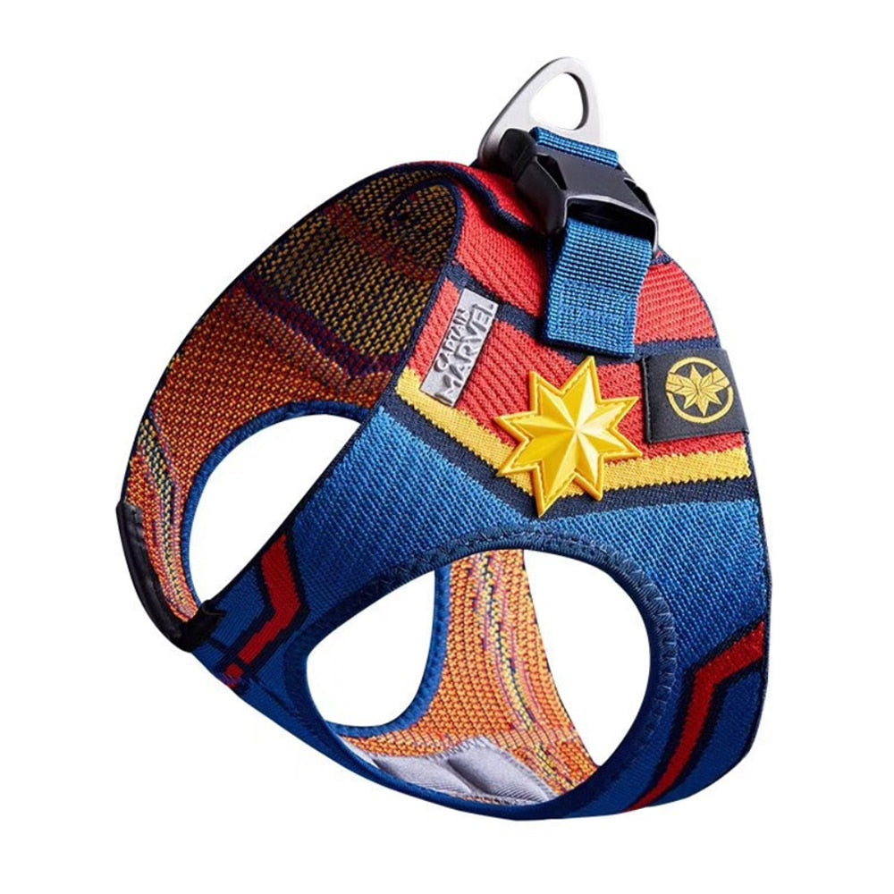 Marvel Superhero Style Pet Dog Walking Harness - Various Hero Designs