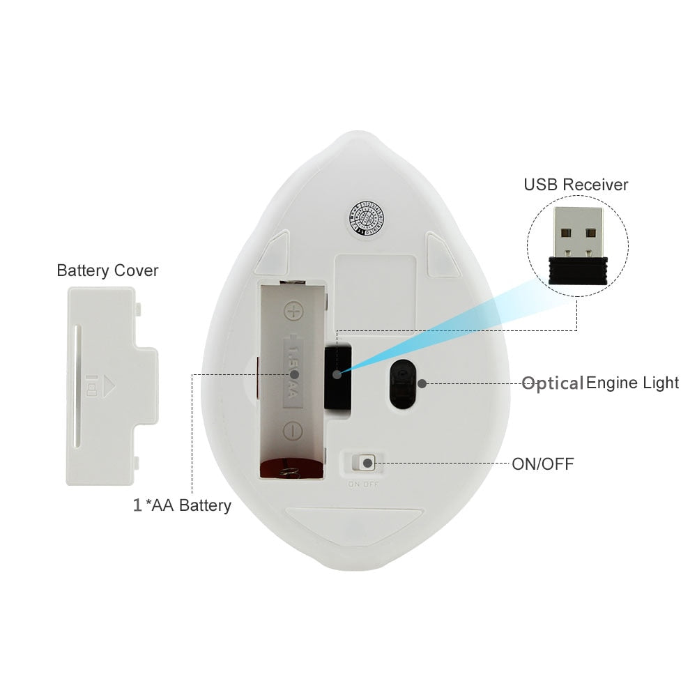 Wireless USB Hamster Computer Mini Mouse