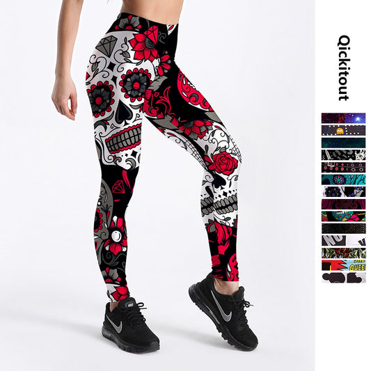 Animation Style Fitness Gym High Waist Leggings