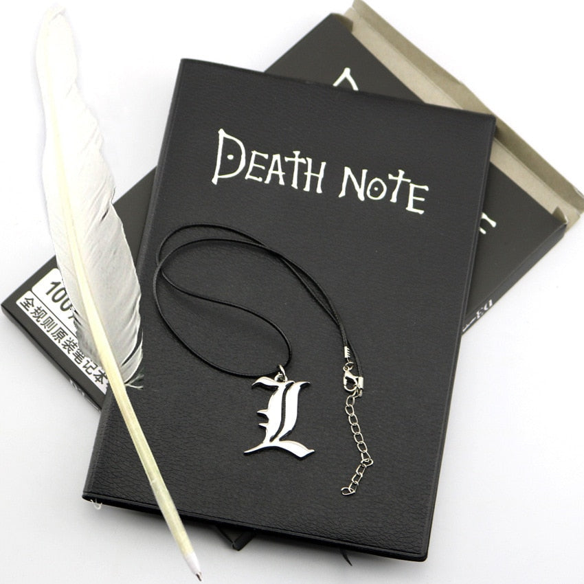 Anime Death Note Leather Notebook - Choice of Accessories