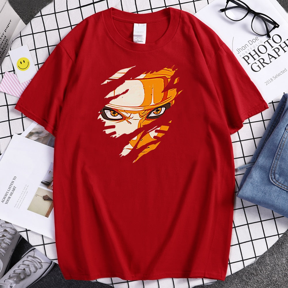 Anime Ripped Design T Shirt - Various Designs & Colours