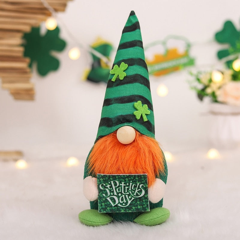 St Patrick's Day Irish Plush Gnome - Various Designs