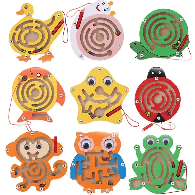 Children's Wooden Puzzle Game - Various Animals & Designs