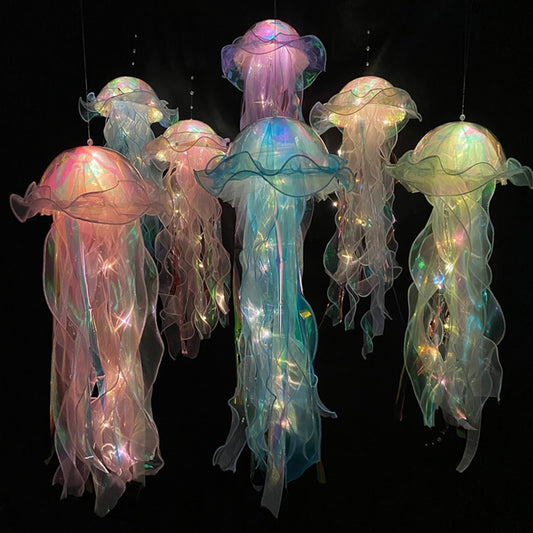 Hanging Jellyfish LED Decoration Light - Various Colours
