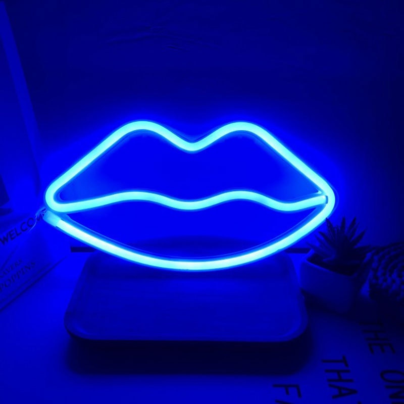 LED Neon Style Night Light - Unicorn, Heart, Rainbow & More