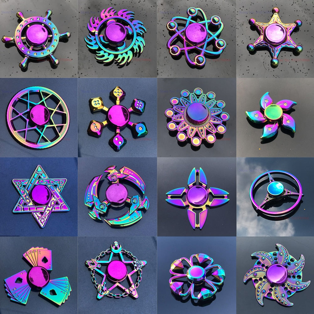 Adult Adonised Metal Fidget Spinner - Various Designs