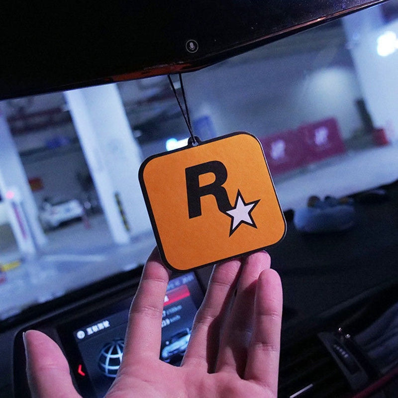 GTA Rockstar In-Car fragrance pendant Air Freshener - Various Colours