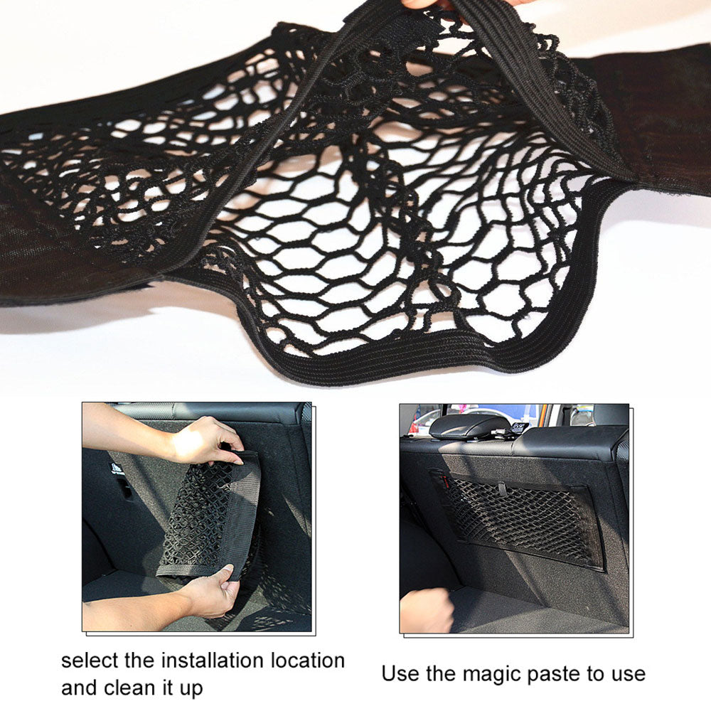 Car Back Seat / Boot / Trunk Storage Net - Various Sizes