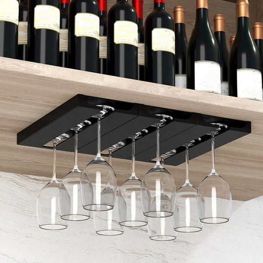 Under Cabinet Glass Holder - Black or White