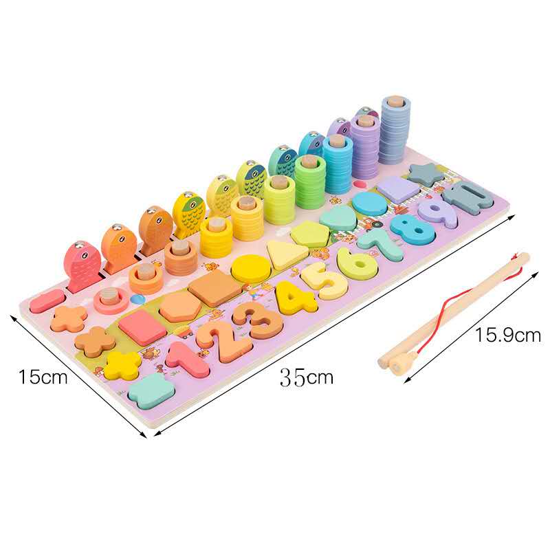 Toddler Childrens Wooden Learning Board Toys & Games - Various Styles