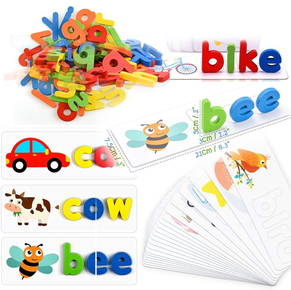 Toddler Childrens Wooden Learning Board Toys & Games - Various Styles