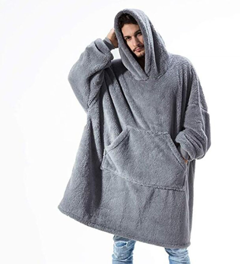 Oversized Winter Fleeced Indoor Hoodie - Various Sizes