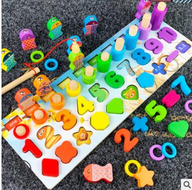 Toddler Childrens Wooden Learning Board Toys & Games - Various Styles