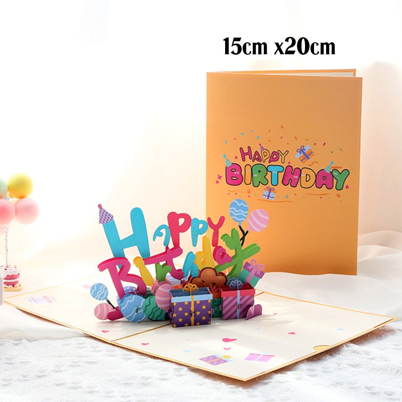 3D Pop-up Origami Various Occasion Gift - Various Designs