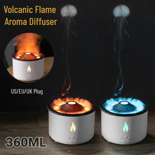 360ml Volcano Eruption Diffuser Air Humidifier with Smoke Ring