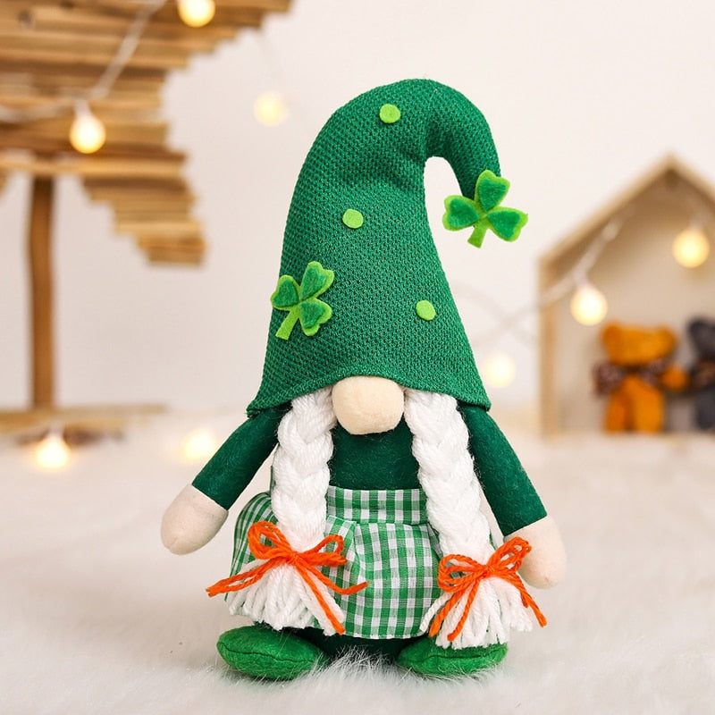 St Patrick's Day Irish Plush Gnome - Various Designs