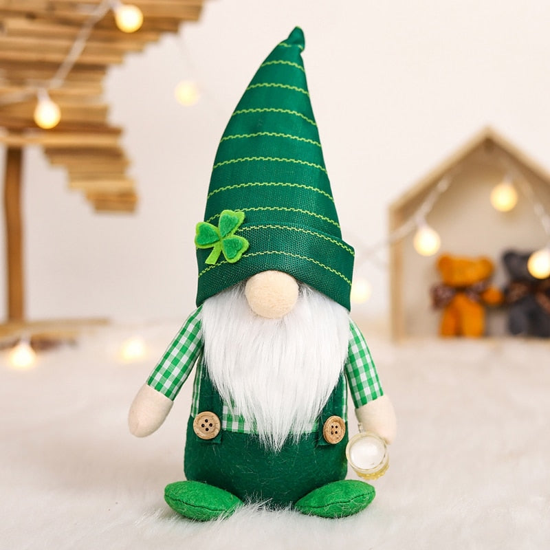 St Patrick's Day Irish Plush Gnome - Various Designs