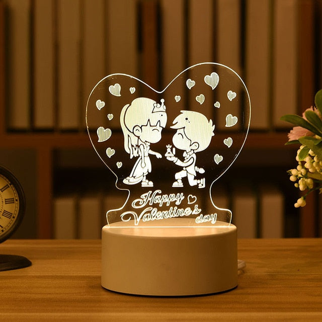 LED Acrylic Signs of Love - Various Styles