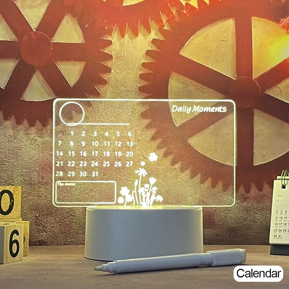 LED Message Board - Custom Calendar or Messages