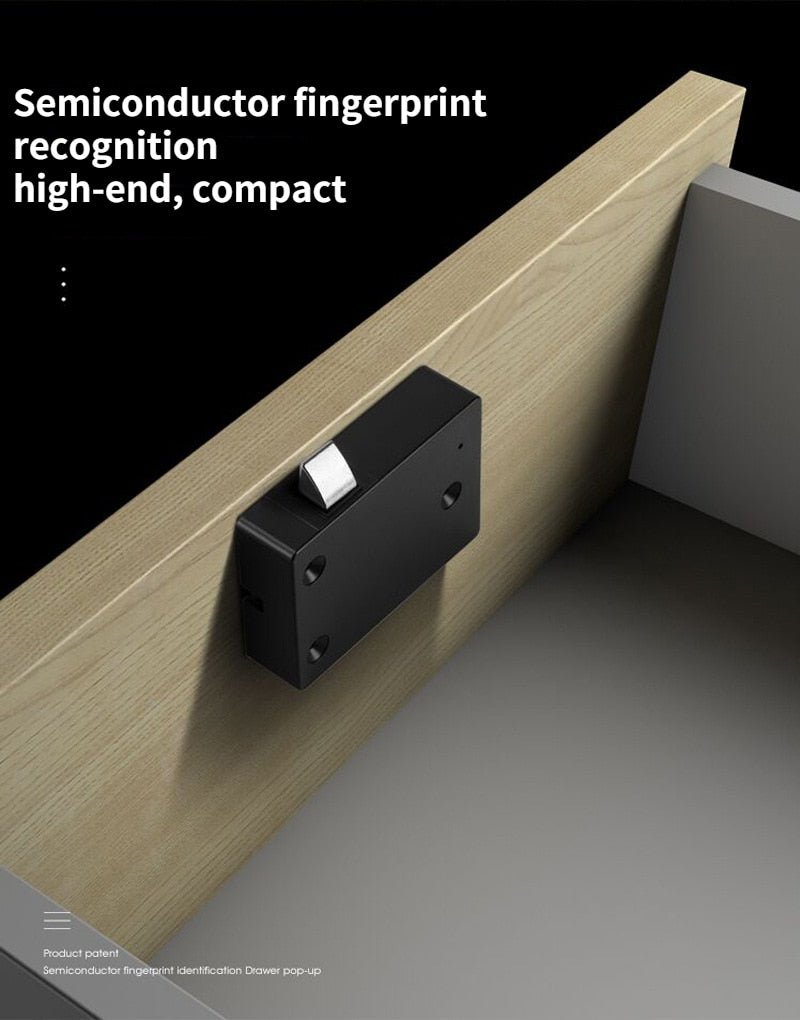 Electronic Fingerprint Lock for Desktop Drawers