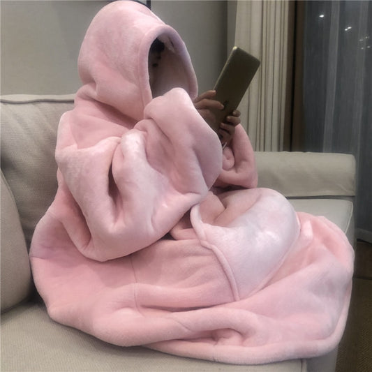 Oversized Winter Fleeced Indoor Hoodie - Various Sizes