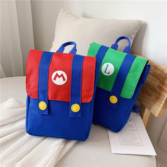 Nintendo Super Mario Children's School Backpack - Mario & Luigi