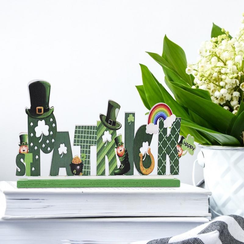 St. Patrick’s Day Decorations Wooden Table Decorations - Various Designs