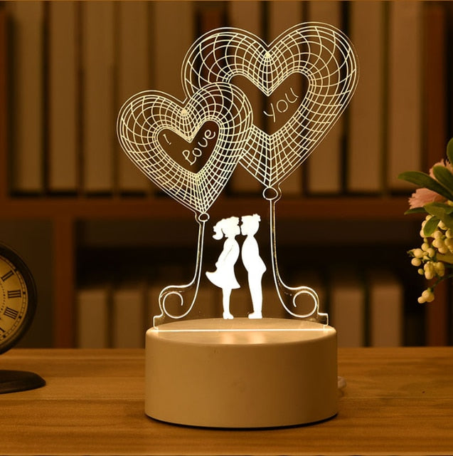 LED Acrylic Signs of Love - Various Styles