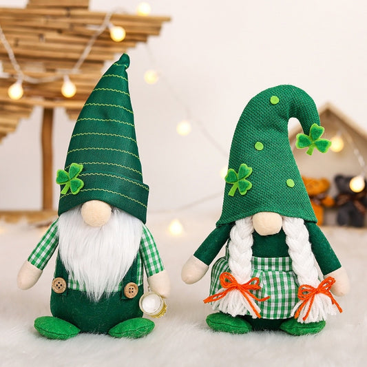 St Patrick's Day Irish Plush Gnome - Various Designs