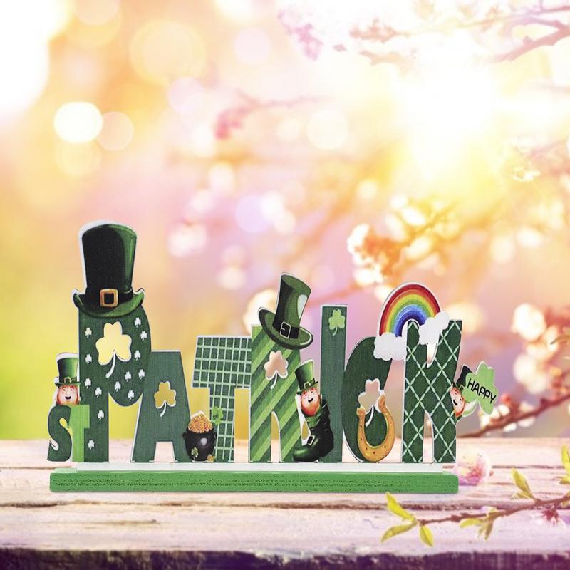 St. Patrick’s Day Decorations Wooden Table Decorations - Various Designs