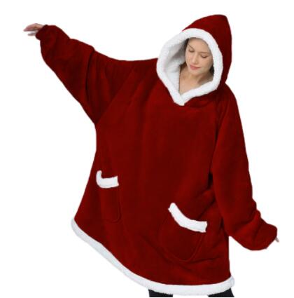 Oversized Winter Fleeced Indoor Hoodie - Various Sizes