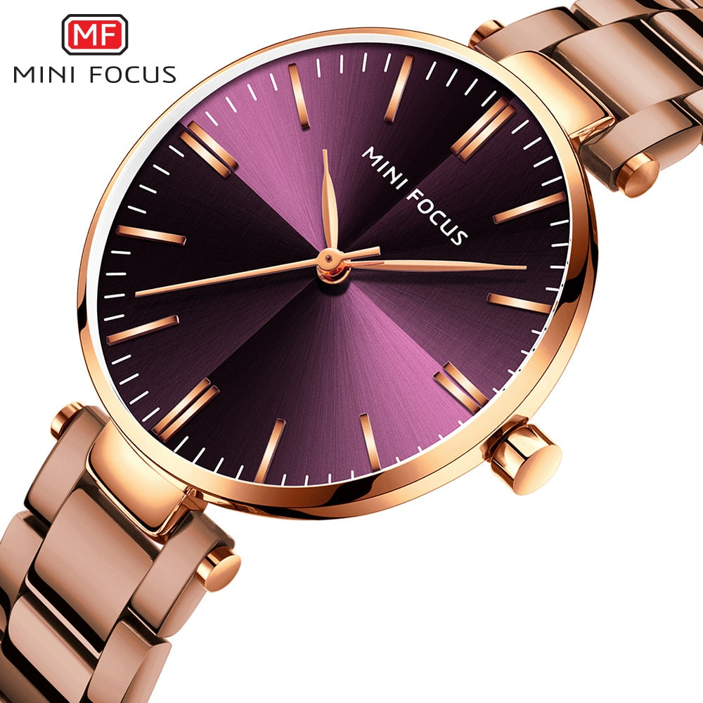 Minimalist Style Waterproof Women's Watch - Variety of Colours