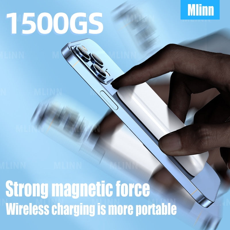 5000 to 10000mAh Wireless Magnetic Phone Charger - Various Colours