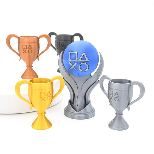 Playstation Achievement Trophy Toys - Bronze Silver Gold Platinum Hidden