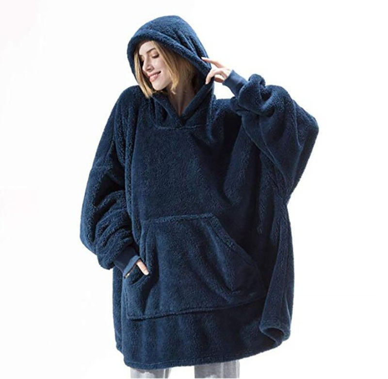 Oversized Winter Fleeced Indoor Hoodie - Various Sizes