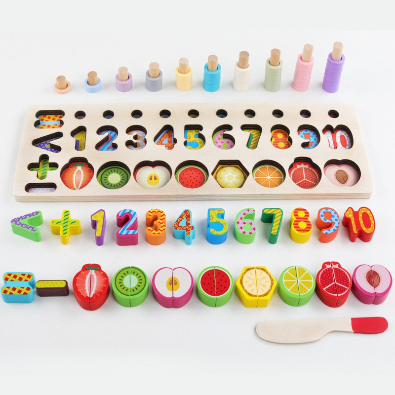 Toddler Childrens Wooden Learning Board Toys & Games - Various Styles