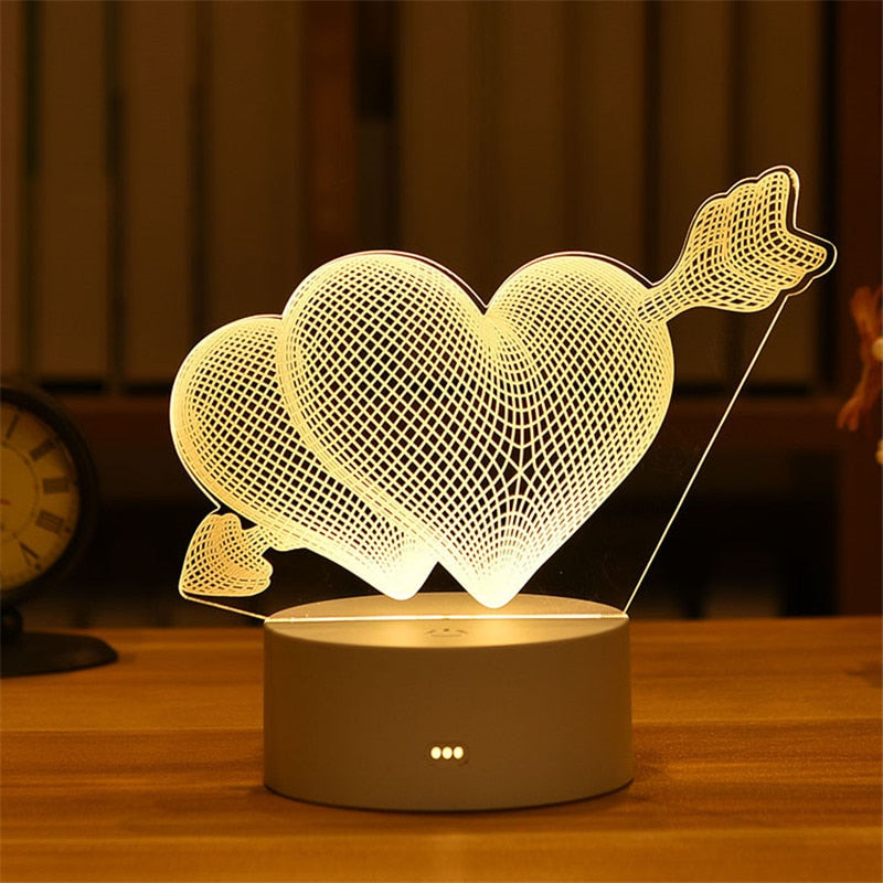 LED Acrylic Signs of Love - Various Styles