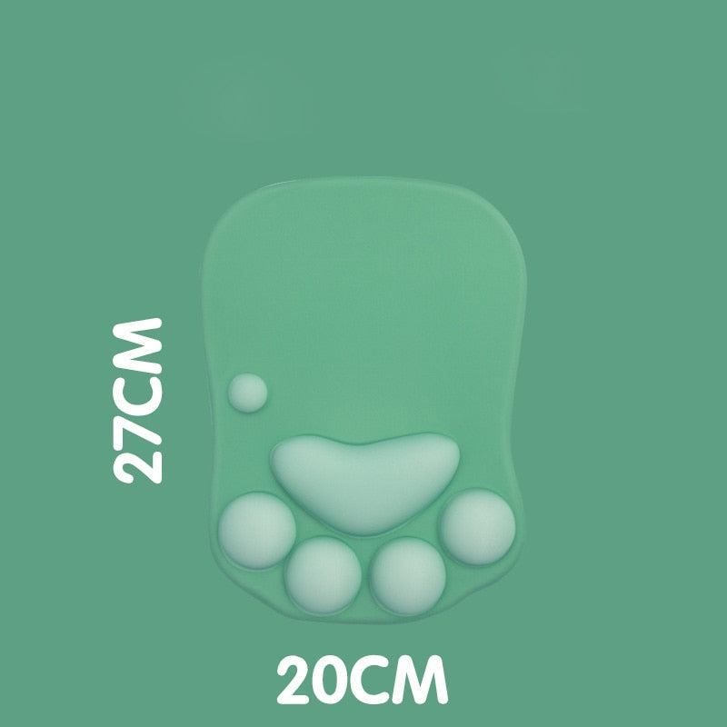 3D Paw Print Mouse Mat Pad - Various Colours