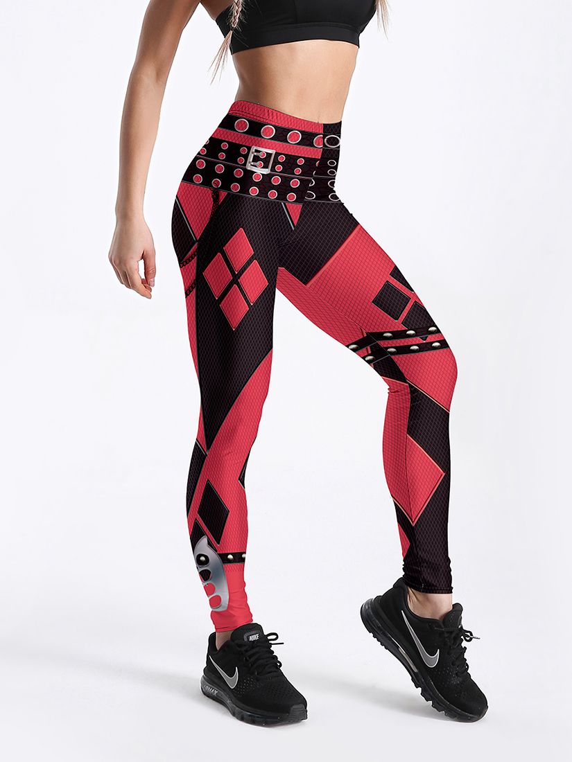 Animation Style Fitness Gym High Waist Leggings