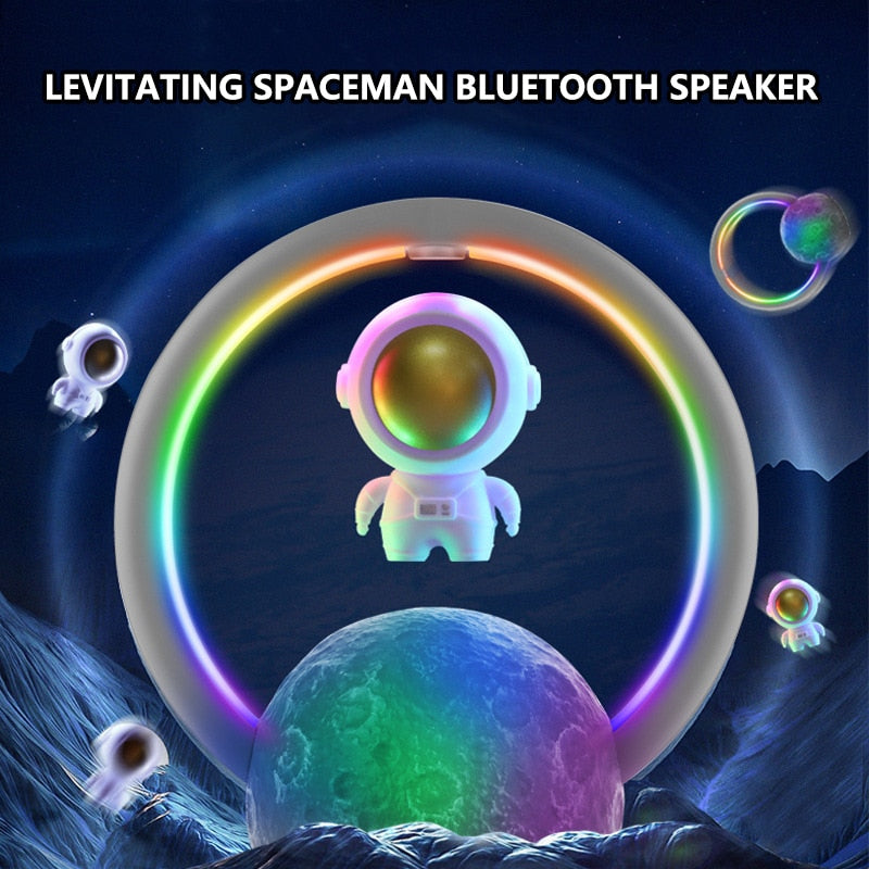 Floating Astronaut Spaceman RGB Bluetooth Speaker