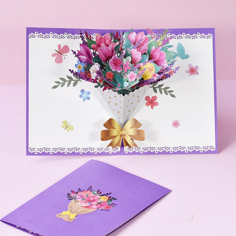 3D Pop-up Origami Various Occasion Gift - Various Designs