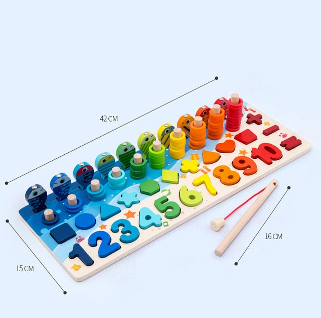 Toddler Childrens Wooden Learning Board Toys & Games - Various Styles