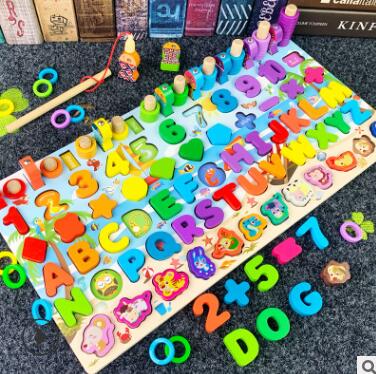 Toddler Childrens Wooden Learning Board Toys & Games - Various Styles