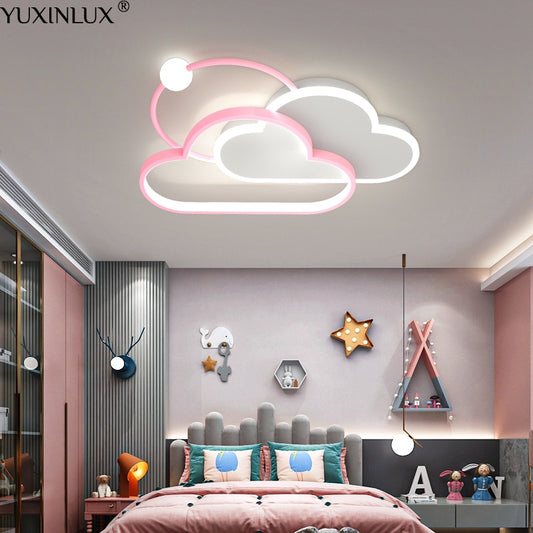 Children's Kid's LED Cloud Bedroom Ceiling Light - Various Sizes
